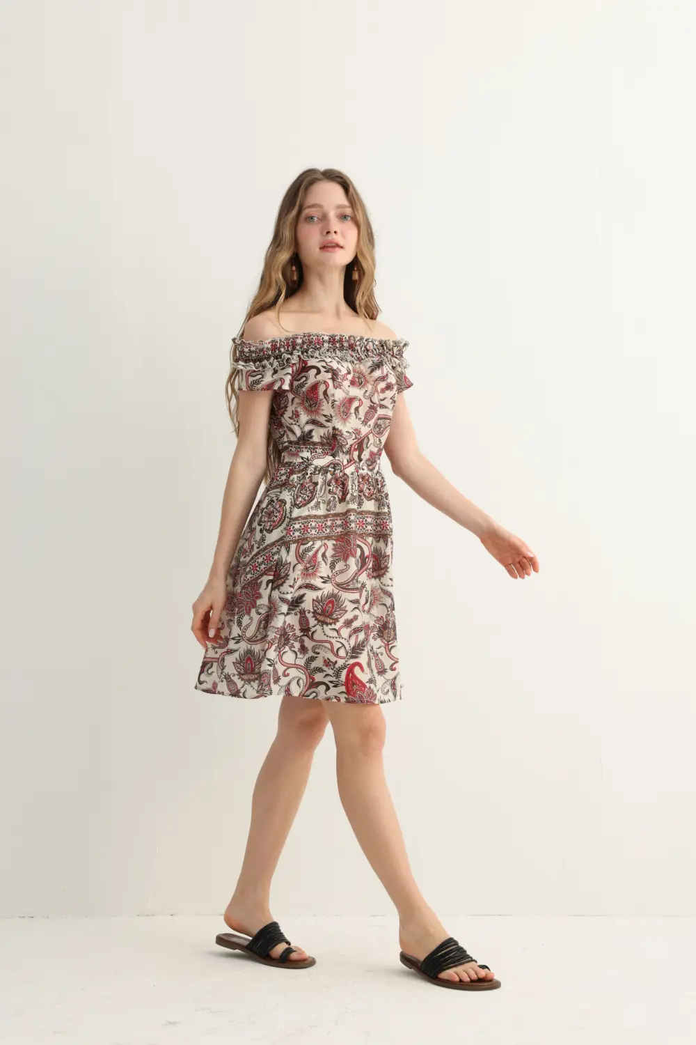 Haven & Drift Vintage Floral Smocked Mini Dress - Premium Summer Resort Dress - Image 10