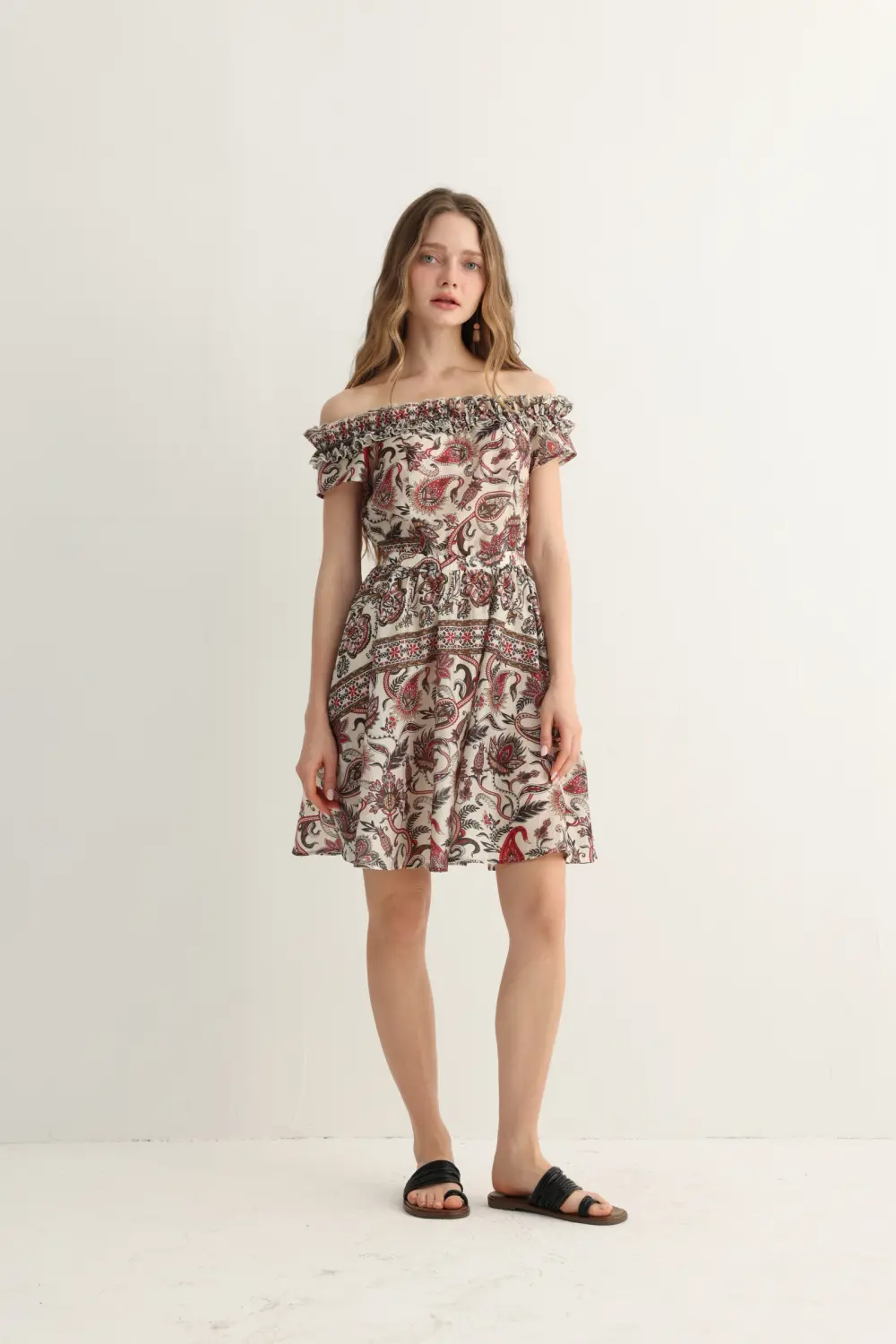 Haven & Drift Vintage Floral Smocked Mini Dress - Premium Summer Resort Dress - Image 6