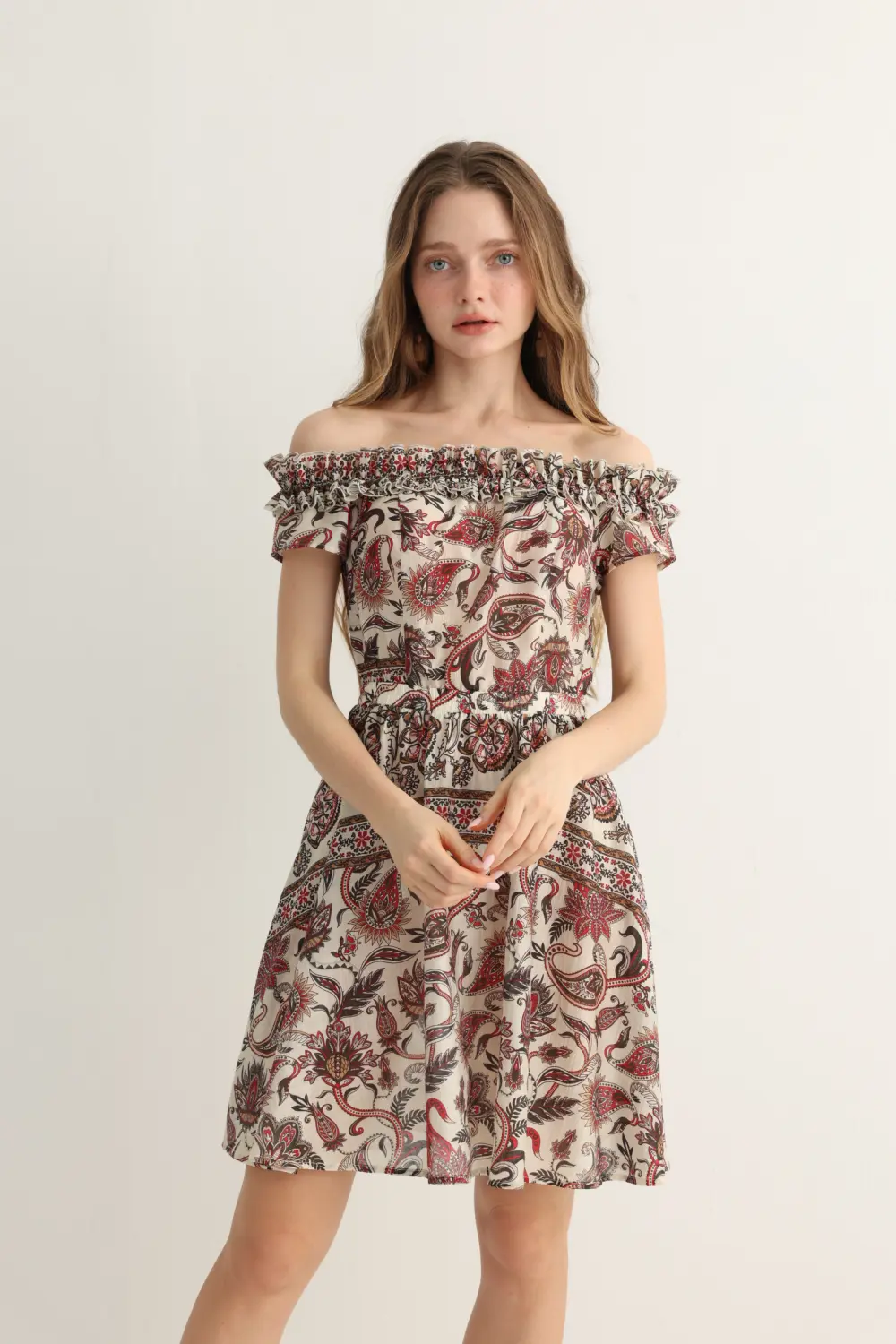 Haven & Drift Vintage Floral Smocked Mini Dress - Premium Summer Resort Dress - Image 5