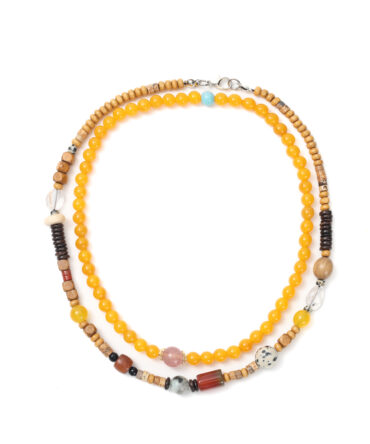 New Layered Handmade Beaded Necklace, Women's Summer Versatile Vacation Choker, Multi-Color Patchwork Retro Ethnic Accessory