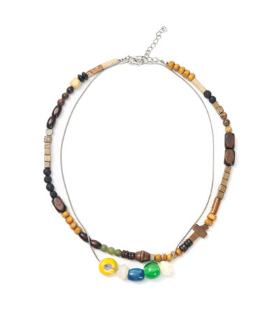 Super Designer Colorful Pendant Beaded Necklace! Thin String Layered Retro Vacation Style, Summer Outing Photo Atmosphere Essential.