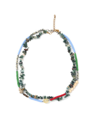New Handmade Textured Beaded Necklace, Women's Summer Versatile Vacation Choker, Bohemian Retro Ethnic Accessory.